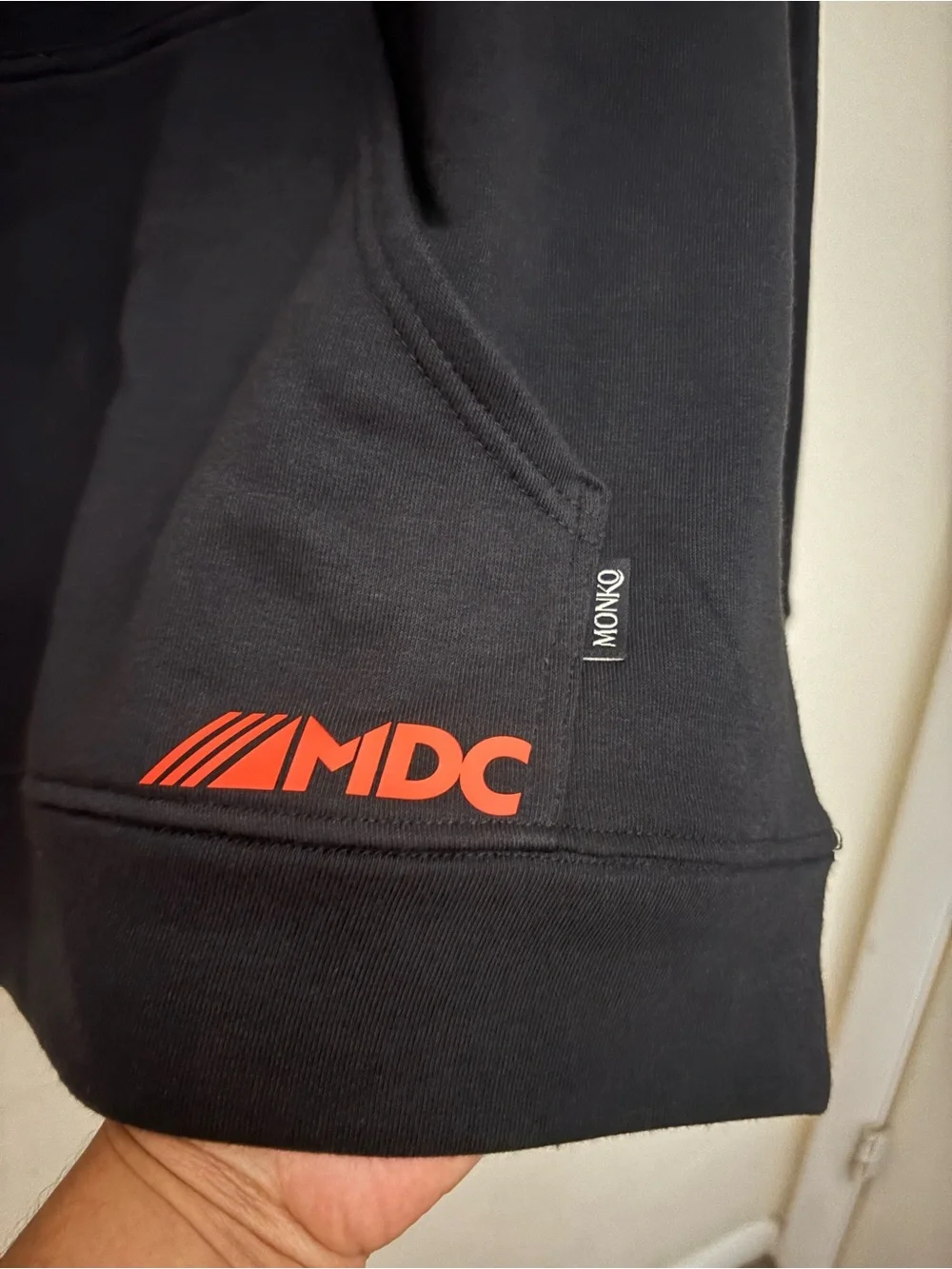 Monko black long-sleeve crew-neck sweatshirt  Size L